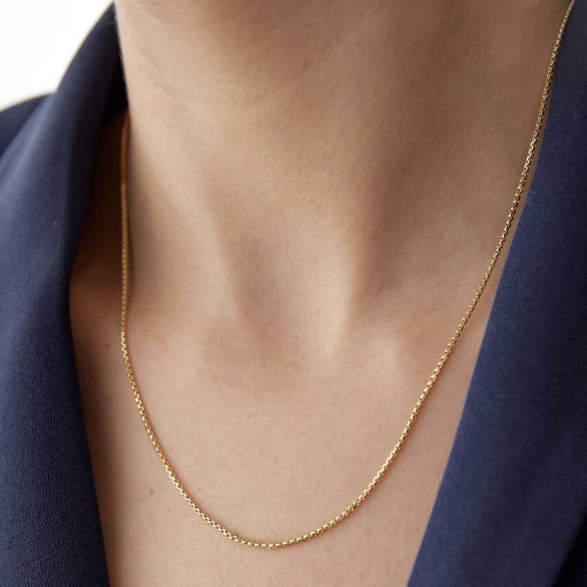 Altın 2 mm Kare Forse Zincir - Semih Haşhaş Kuyumculuk