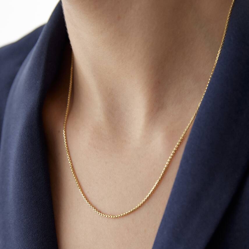 Altın 2 mm Kare Forse Zincir - Semih Haşhaş Kuyumculuk (1)