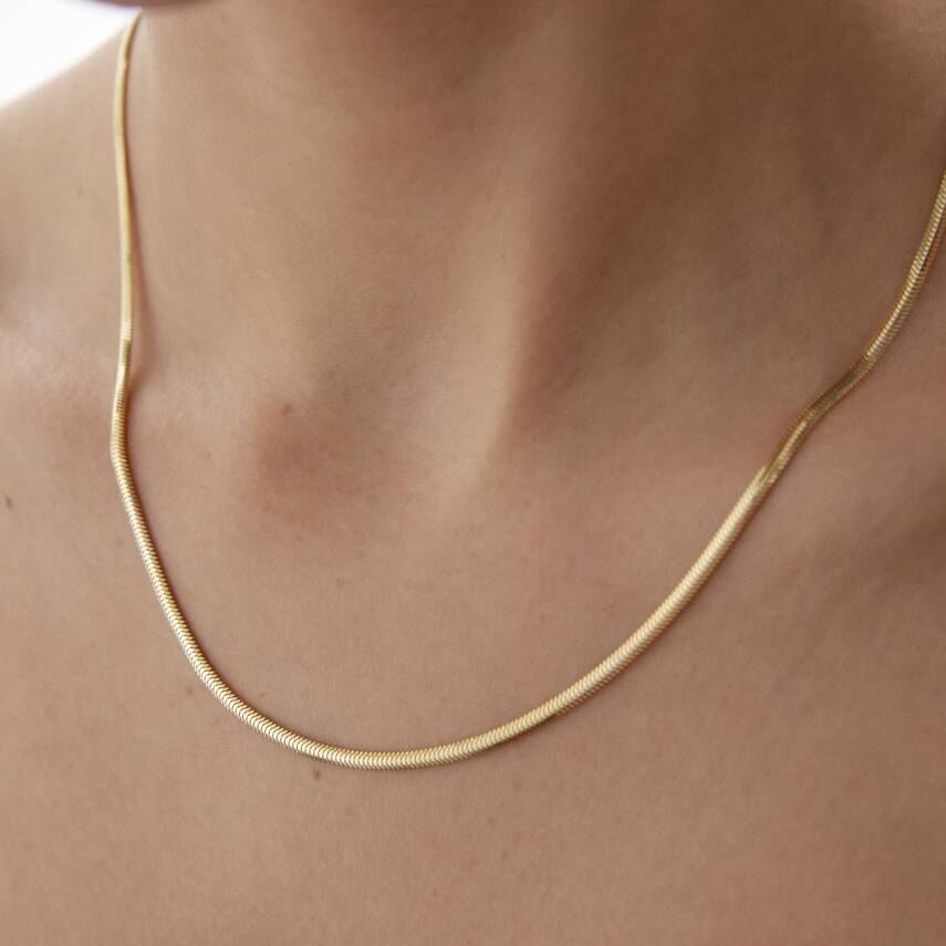 Altın 2.50 mm Balıksırtı Zincir - Semih Haşhaş Kuyumculuk