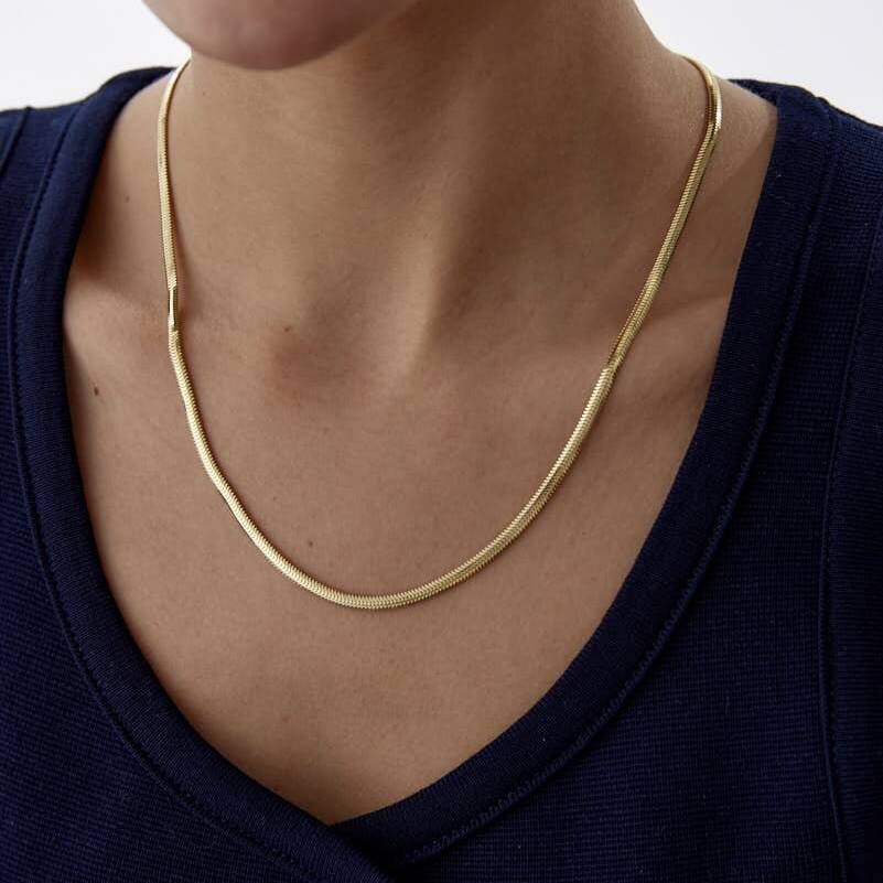 Altın 4.30 mm Balıksırtı Zincir - Semih Haşhaş Kuyumculuk