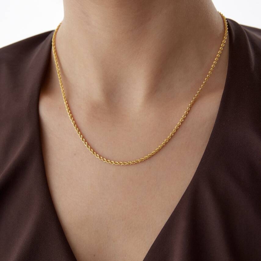 Altın Halat Zincir - Semih Haşhaş Kuyumculuk (1)