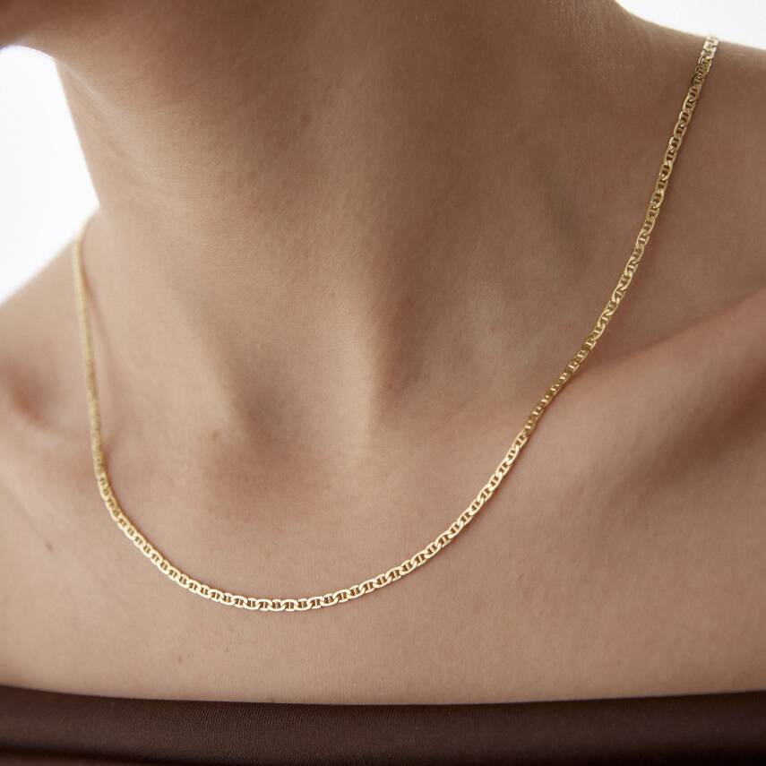Altın İnce Mariner Zincir - Semih Haşhaş Kuyumculuk
