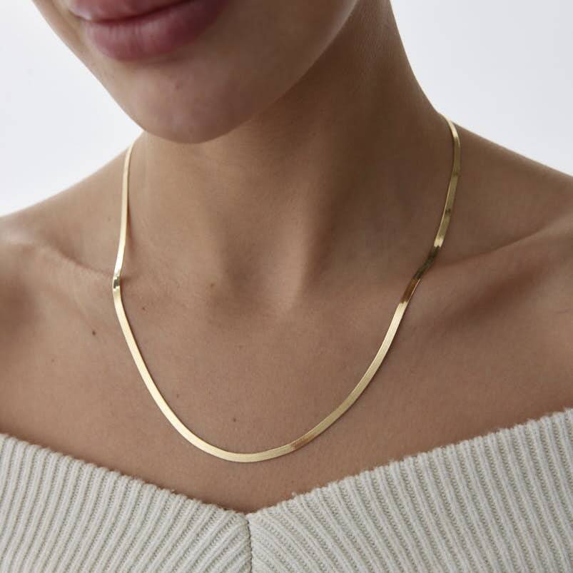 Altın Kalın İtalyan Ezme Zincir - Semih Haşhaş Kuyumculuk (1)