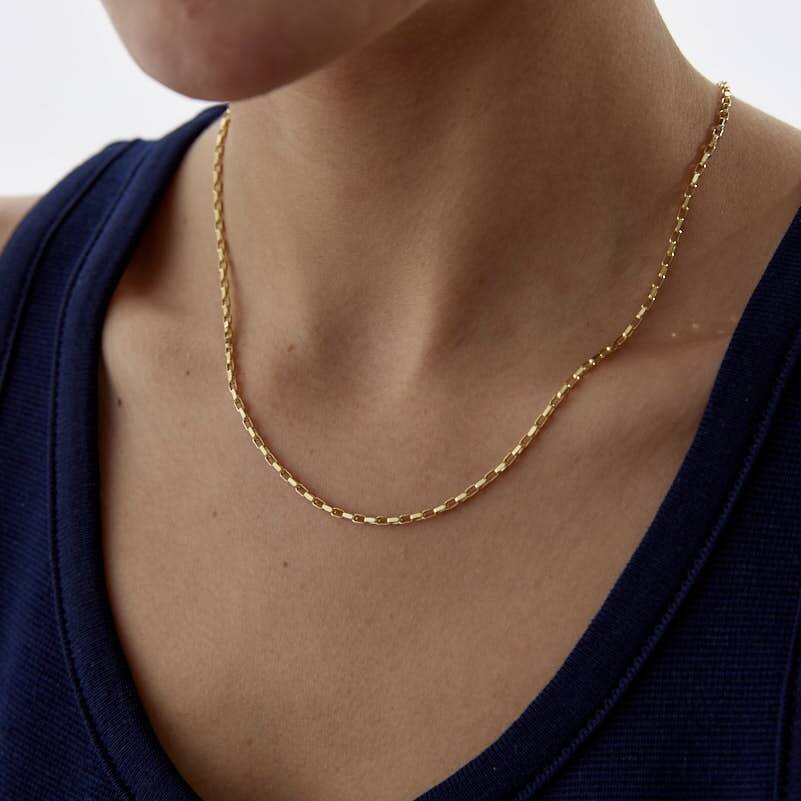 Altın Kare Forse Zincir - Semih Haşhaş Kuyumculuk