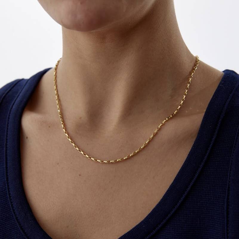 Altın Kare Forse Zincir - Semih Haşhaş Kuyumculuk (1)