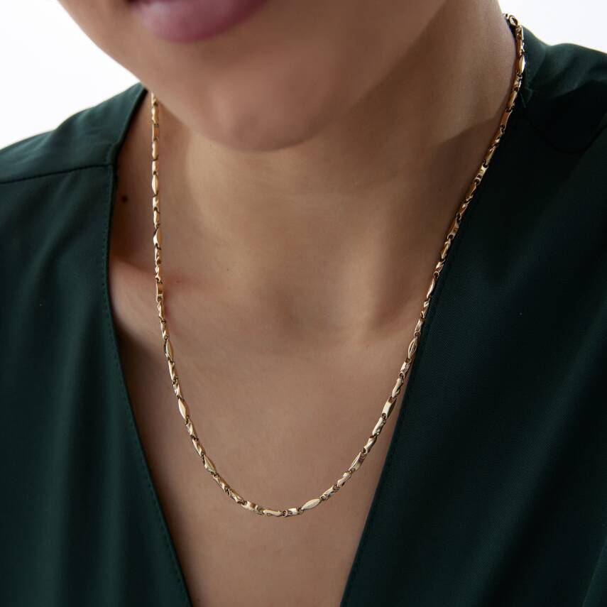 Altın Örgü Arpa Zincir - Semih Haşhaş Kuyumculuk (1)