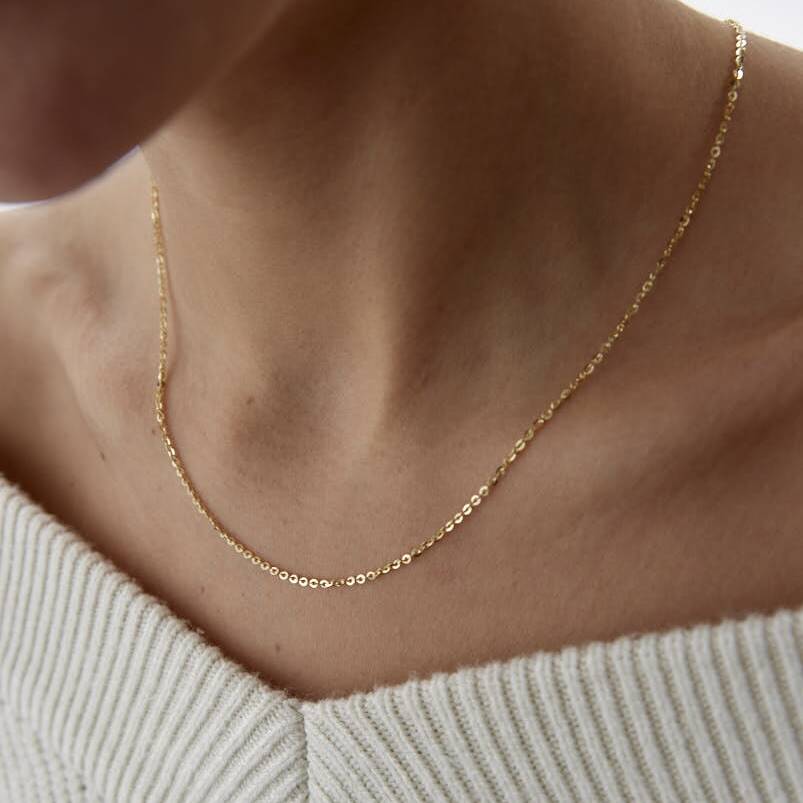 Altın Parlak Halka Zincir - Semih Haşhaş Kuyumculuk (1)