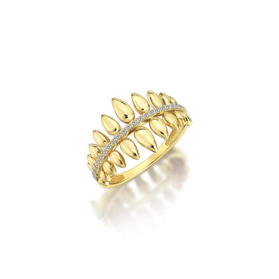 Altın Yaprak Yüzük - 3