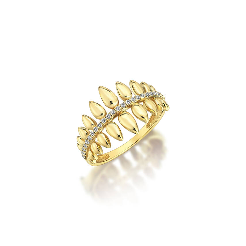 Altın Yaprak Yüzük - 3