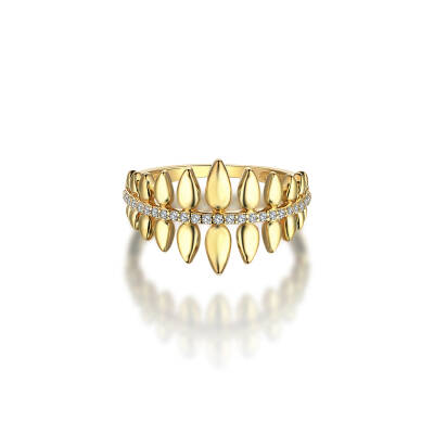 Altın Yaprak Yüzük - 4