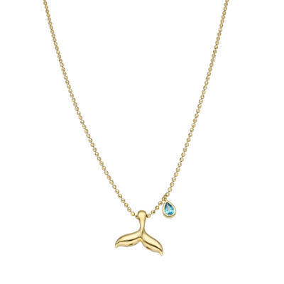 Aqualis Deniz Kızı Altın Cetaş Kolye - 1