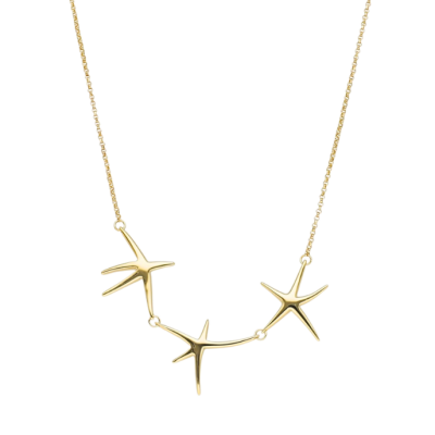 Aqualis Deniz Yıldızı Altın Cetaş Kolye - 1