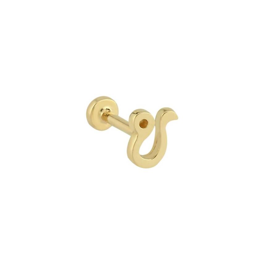 Aslan Burcu Altın Tragus Piercing - 1