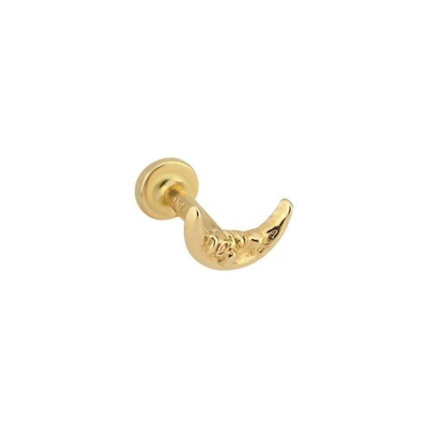 Ay Altın Tragus Piercing - 1