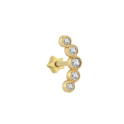 Beştaş Altın Tragus Piercing - 1