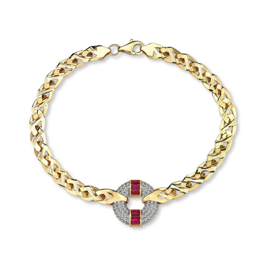 Blush Clasp Altın Bileklik - 1