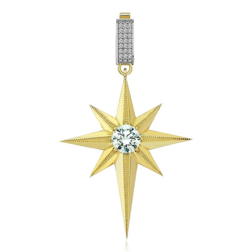 Çağla X Ema Taşlı Kuzey Yıldızı Charm - EMA (1)