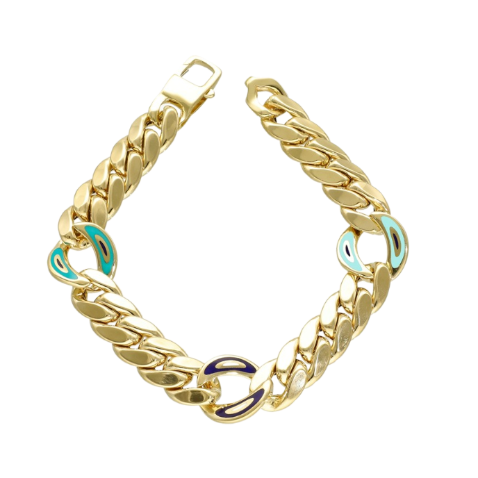 Cetaş Fortuna Mineli Altın Halka Bileklik - Cetaş 