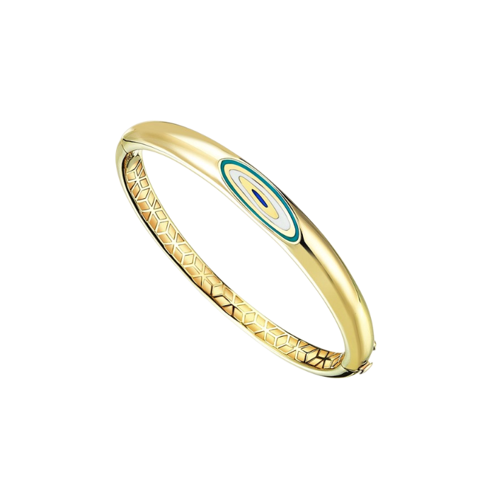 Cetaş Fortuna Mineli Göz Altın Kelepçe - Cetaş 