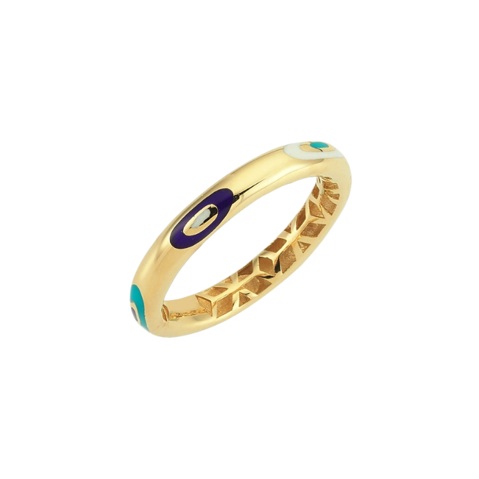 Cetaş Fortuna Mineli İnce Altın Yüzük - Cetaş 