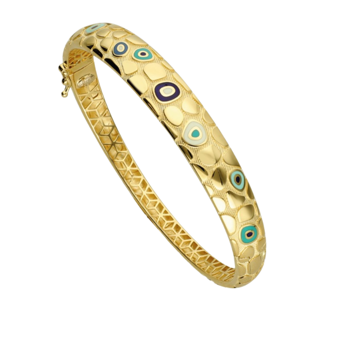 Cetaş Fortuna Turkuaz Mineli Tılsım Kelepçe - Cetaş 