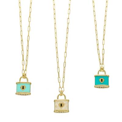 Cetaş Mavi Mineli Dilek Kolyeleri 