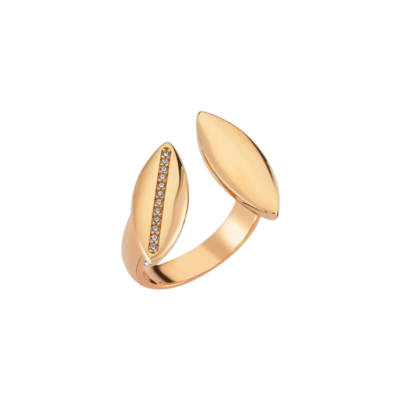 Cetaş Minima Altın Taşlı Markiz Formlu Yüzük - 1