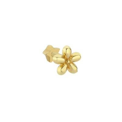 Çiçek Altın Tragus Piercing - 1