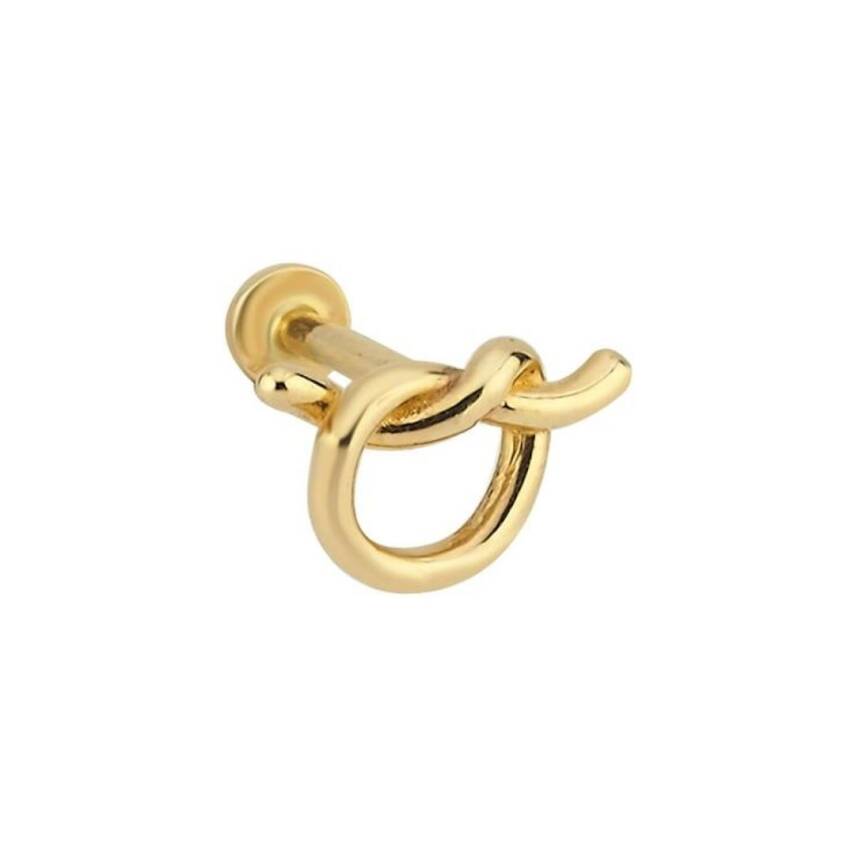 Düğüm Altın Tragus Piercing - 1