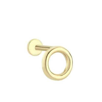 Halka Altın Tragus Piercing - 1