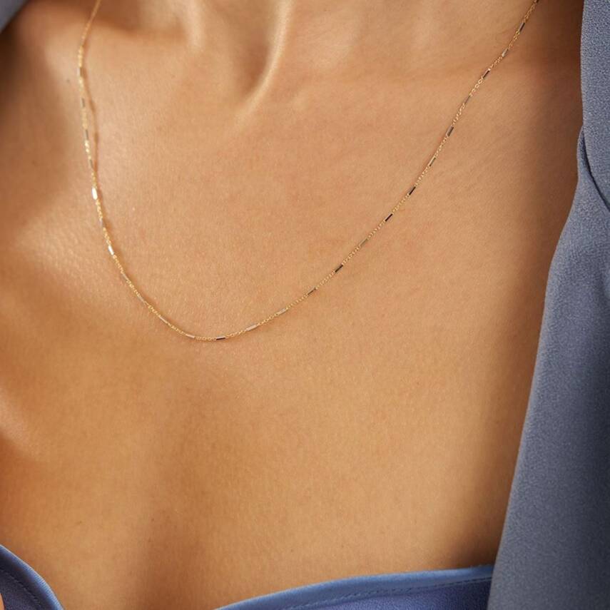 İnce Zincirli Altın Kolye - Semih Haşhaş Kuyumculuk