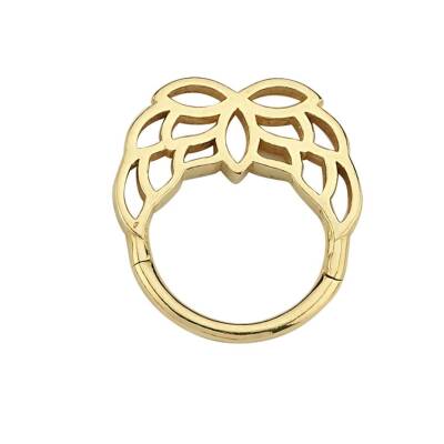 Lotus Çiçeği Altın Tragus Helix - 1