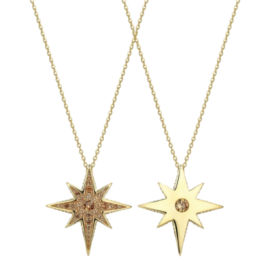 Polaris Kuyruklu Yıldız Altın Cetaş Kolye - 1