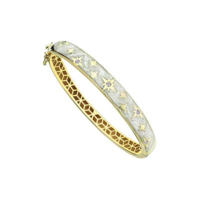 Polaris Sedef Mineli Altın Cetaş Kelepçe - 1