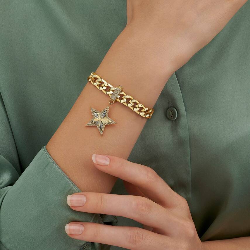 Taşlı Yıldız Charm - Semih Haşhaş Kuyumculuk