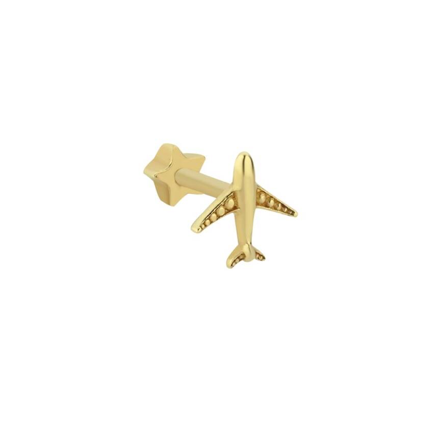 Uçak Figürlü Tragus Küpe - 1