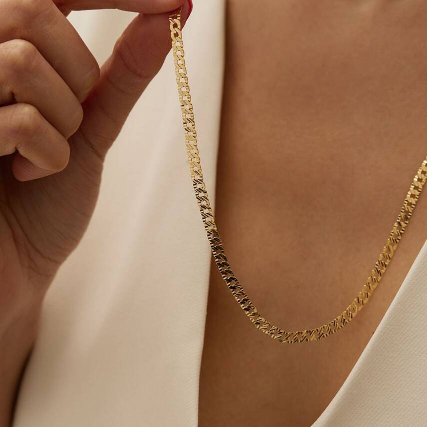 Uzun Gurmet Zincir Altın Kolye - Semih Haşhaş Kuyumculuk (1)